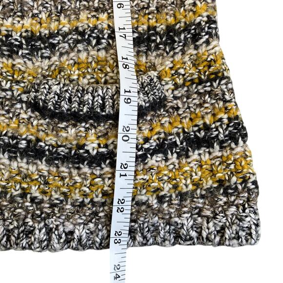 Banana Republic Sz S Chartreuse Tweed Sweater Cardigan Jacket Chunky Knit Glam - Picture 15 of 16